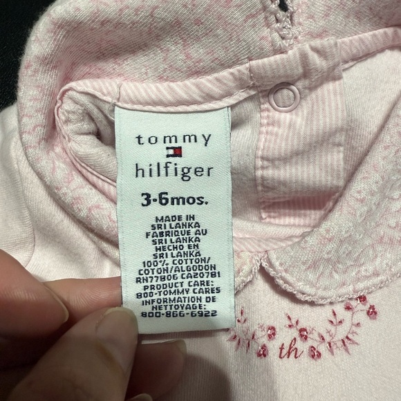 Tommy Hilfiger Pink Pajama Set Soft Cotton Comfort - Picture 4 of 6